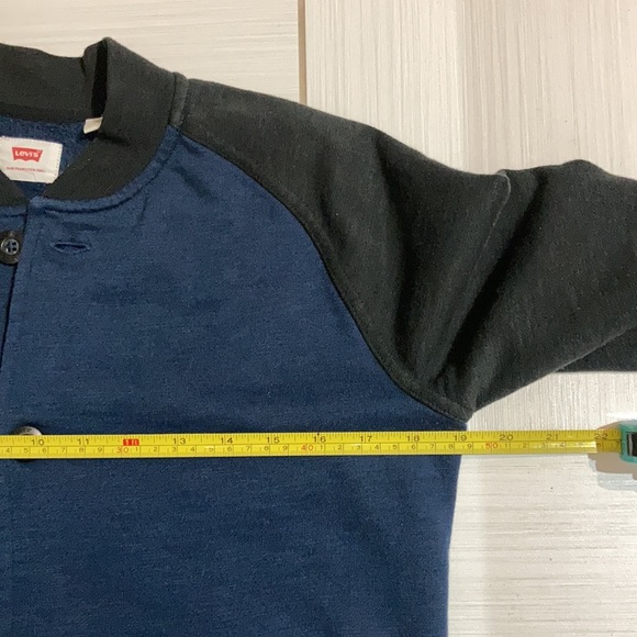 LEVIS Button lightweight jacket blue black men’s Size small - Picture 8 of 12